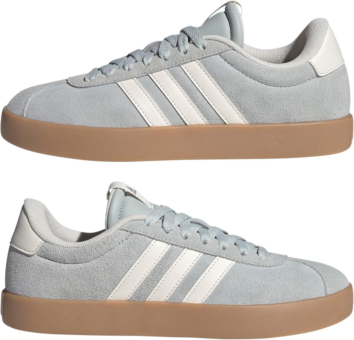 imageadidas Womens VL Court 30 SneakerWonder Silver Off White Gum