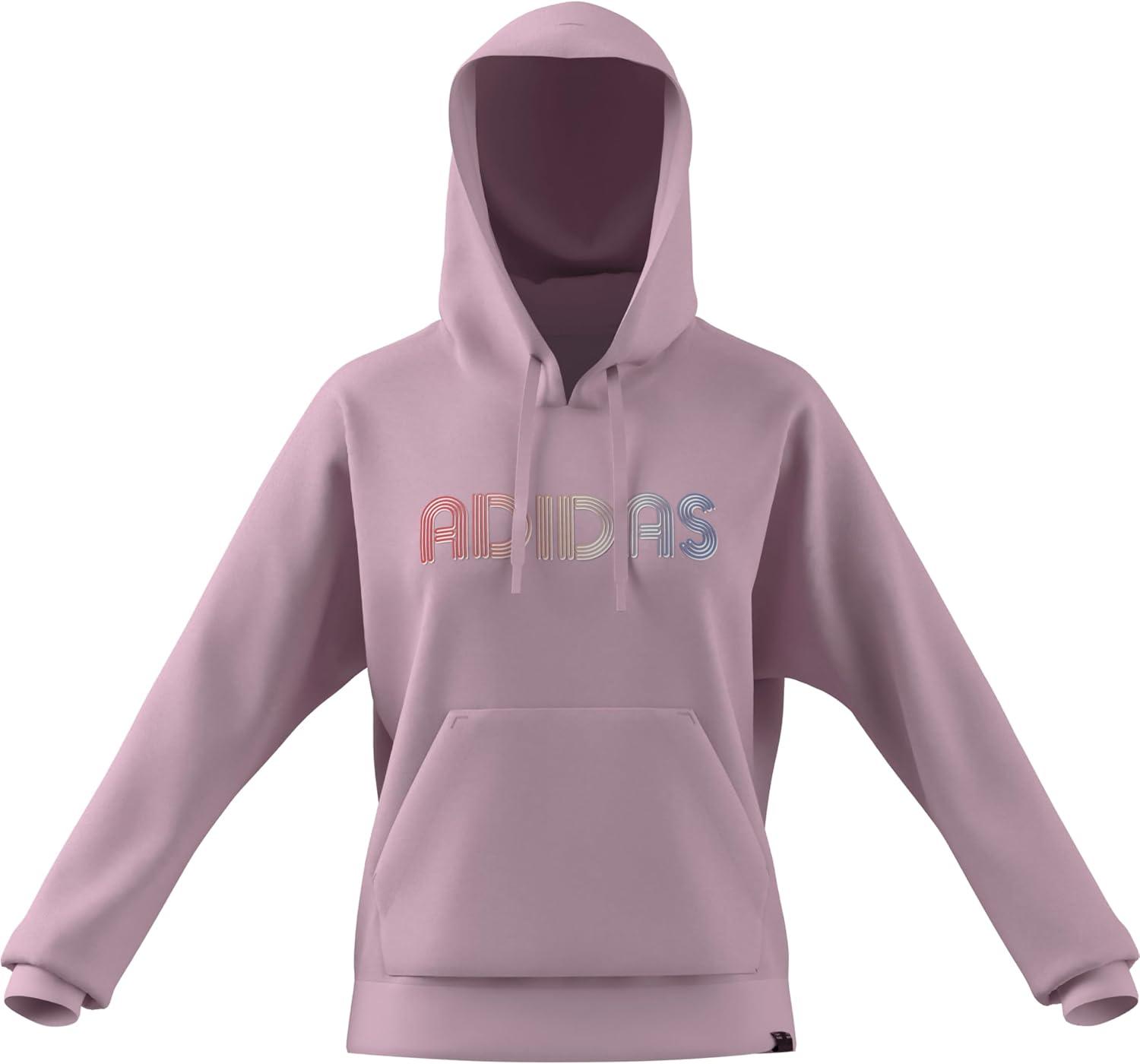 imageadidas Womens Wordmark Graphic HoodieClear Pink