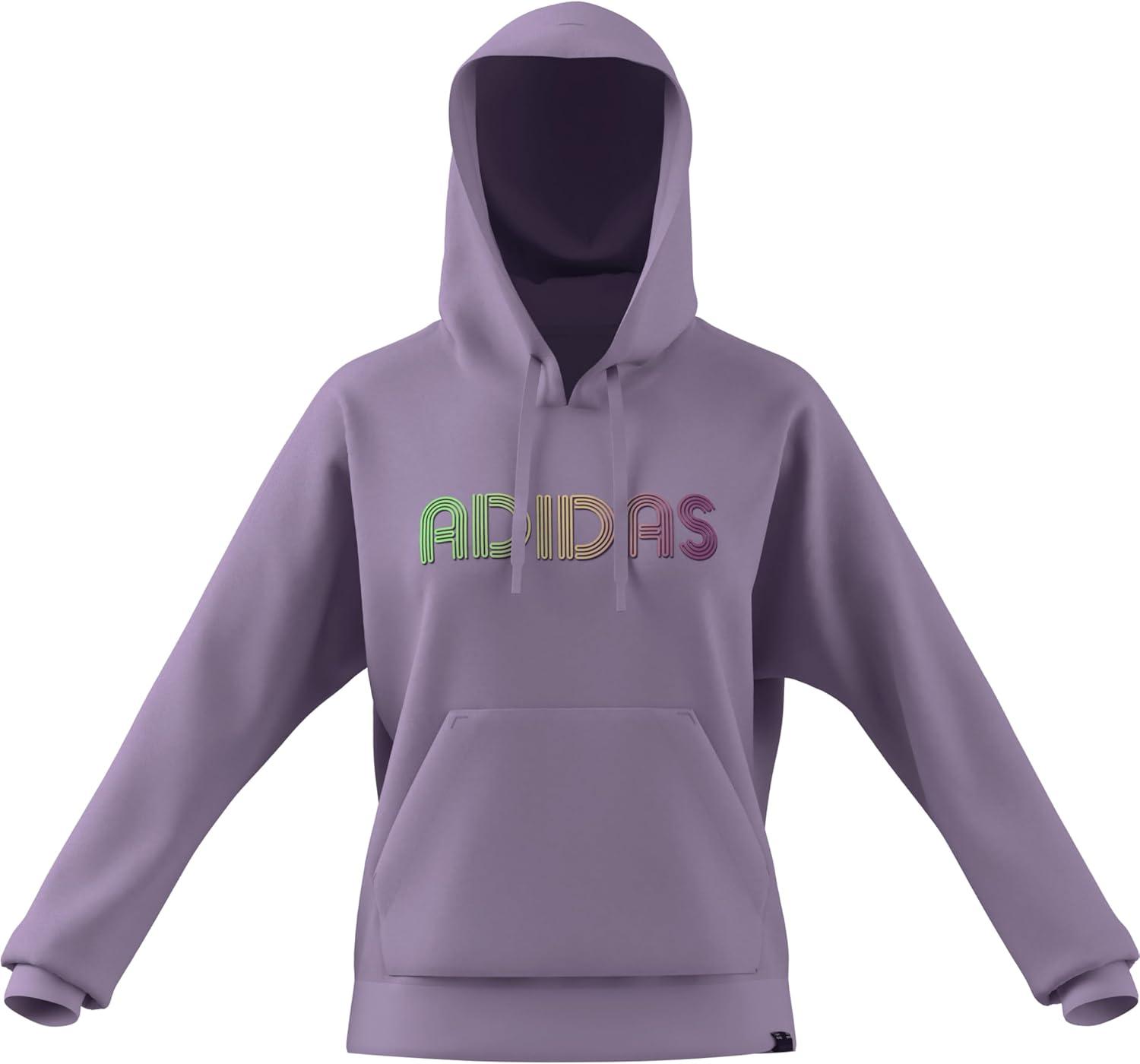 imageadidas Womens Wordmark Graphic HoodiePowder Plum