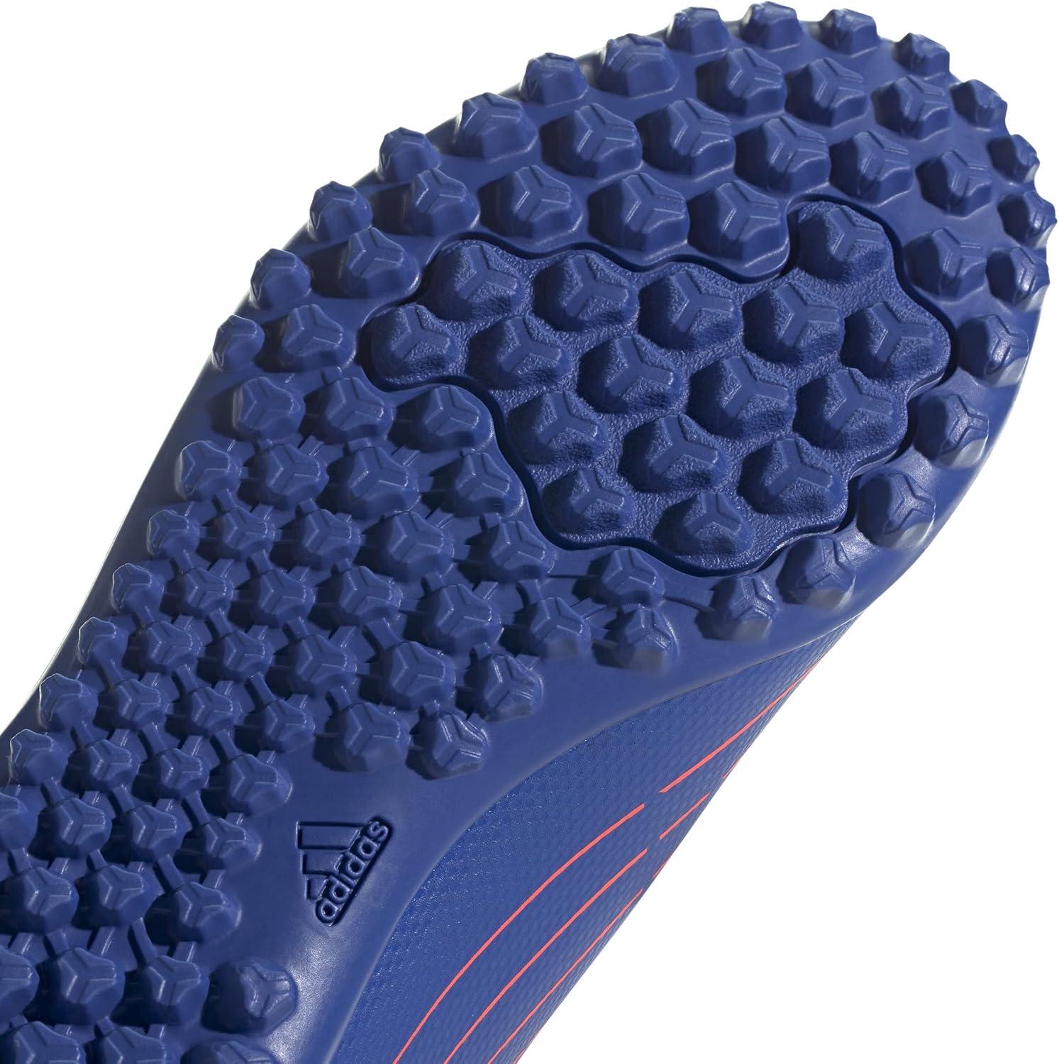 imageadidas unisex Edge4 Turf Soccer ShoesHires BlueTurboHires Blue