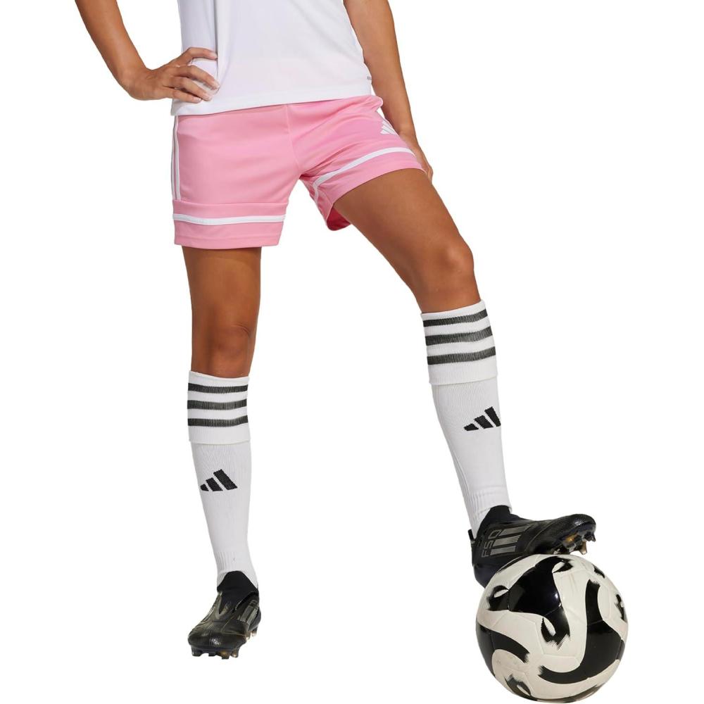 imageadidas Girls Squadra 25 ShortsBliss PinkBliss PinkWhite