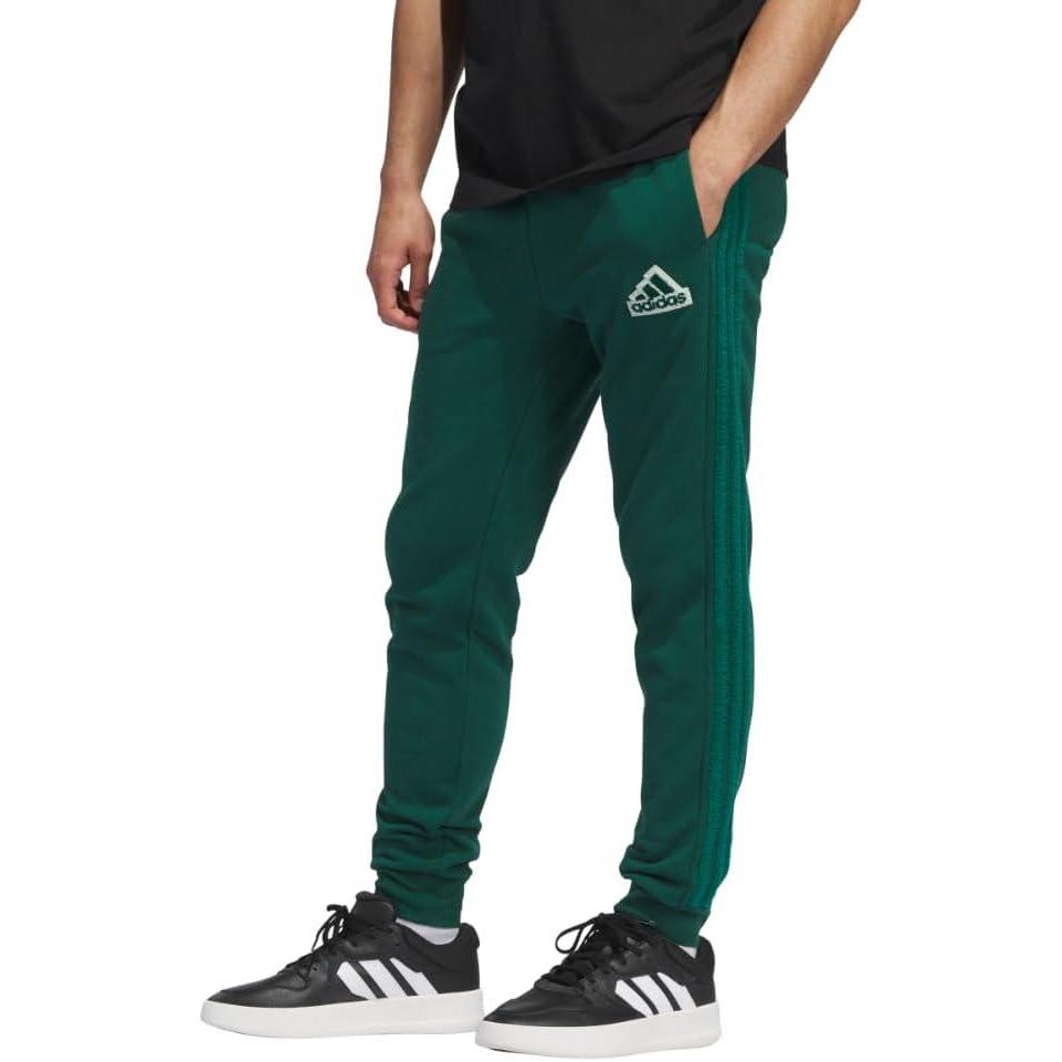 imageadidas Mens Coze 3Stripes PantsCollegiate Green