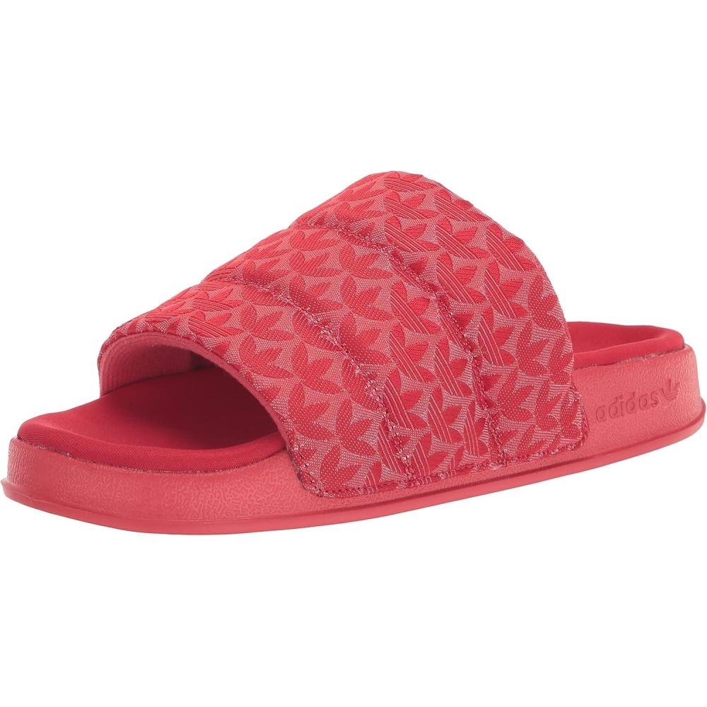 imageadidas Originals Womens Adilette Essential Slide SandalBetter ScarletGlory RedBetter Scarlet