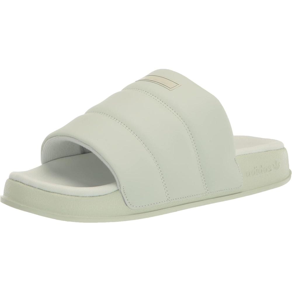 imageadidas Originals Womens Adilette Essential Slide SandalLinen GreenLinen GreenLinen Green