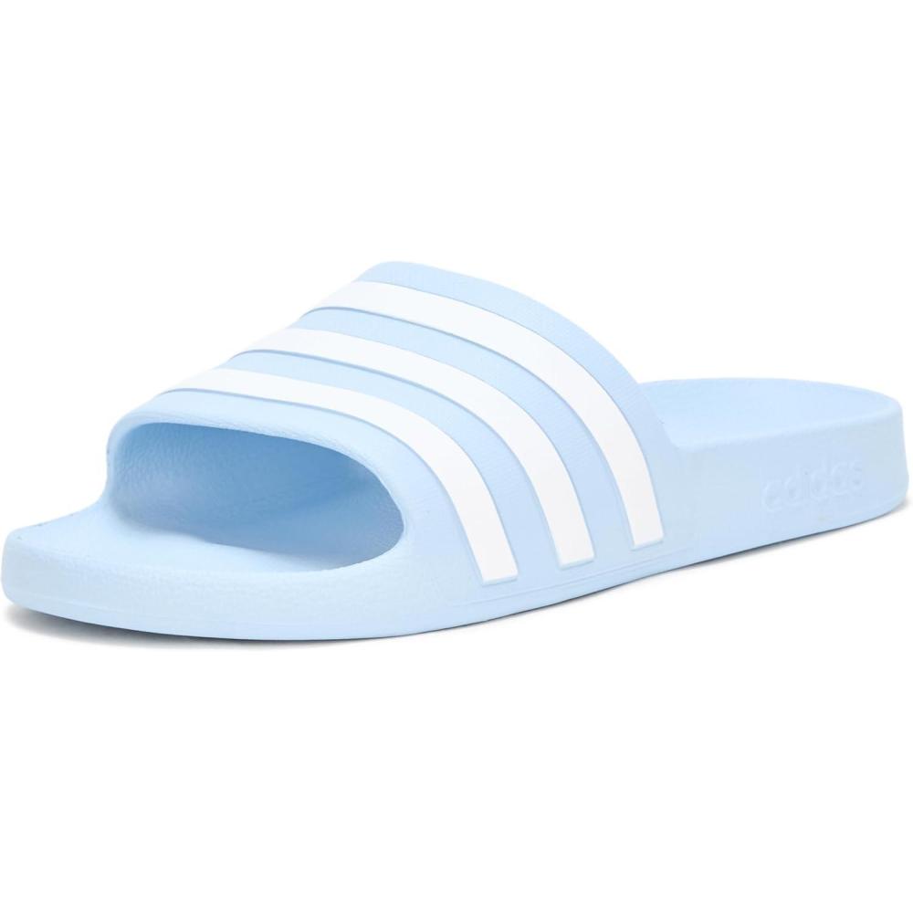 imageadidas Unisex Adult Adilette Aqua SlideGlow BlueWhiteGlow Blue