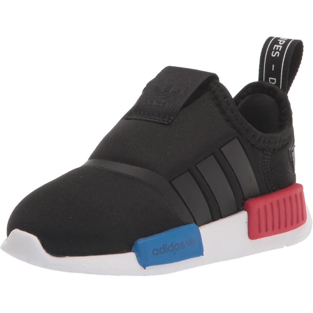 imageadidas UnisexChild NMD 360 SneakerBlackWhiteScarlet