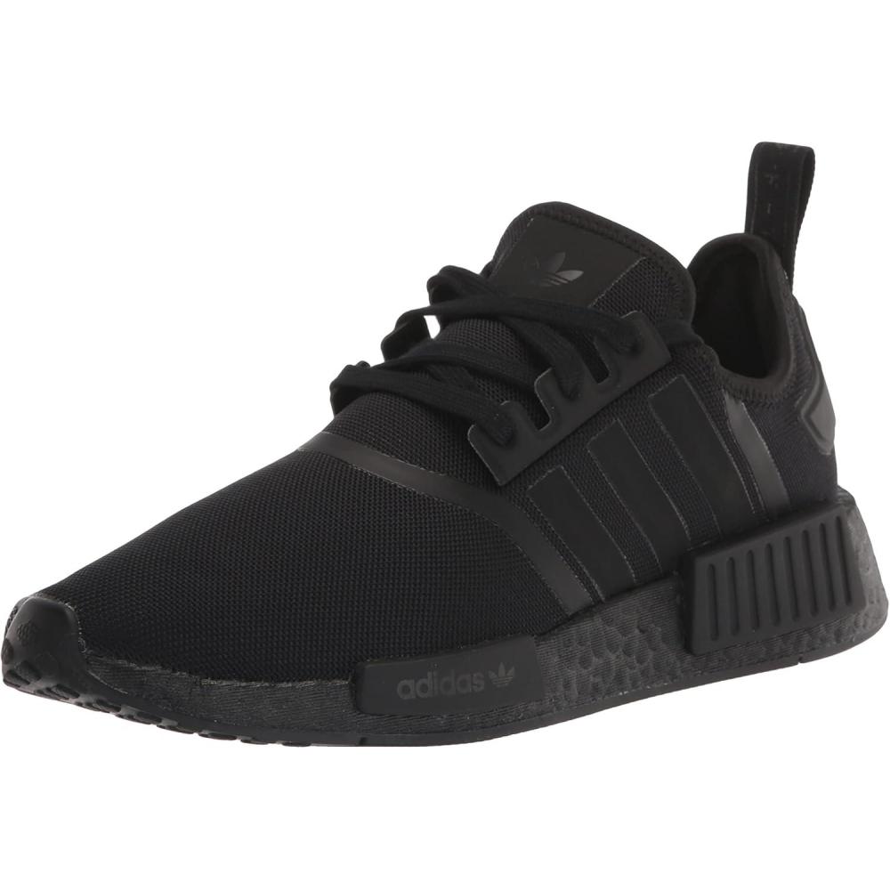 imageadidas UnisexChild NMDr1 C Little Kid SneakerBlackBlackBlack