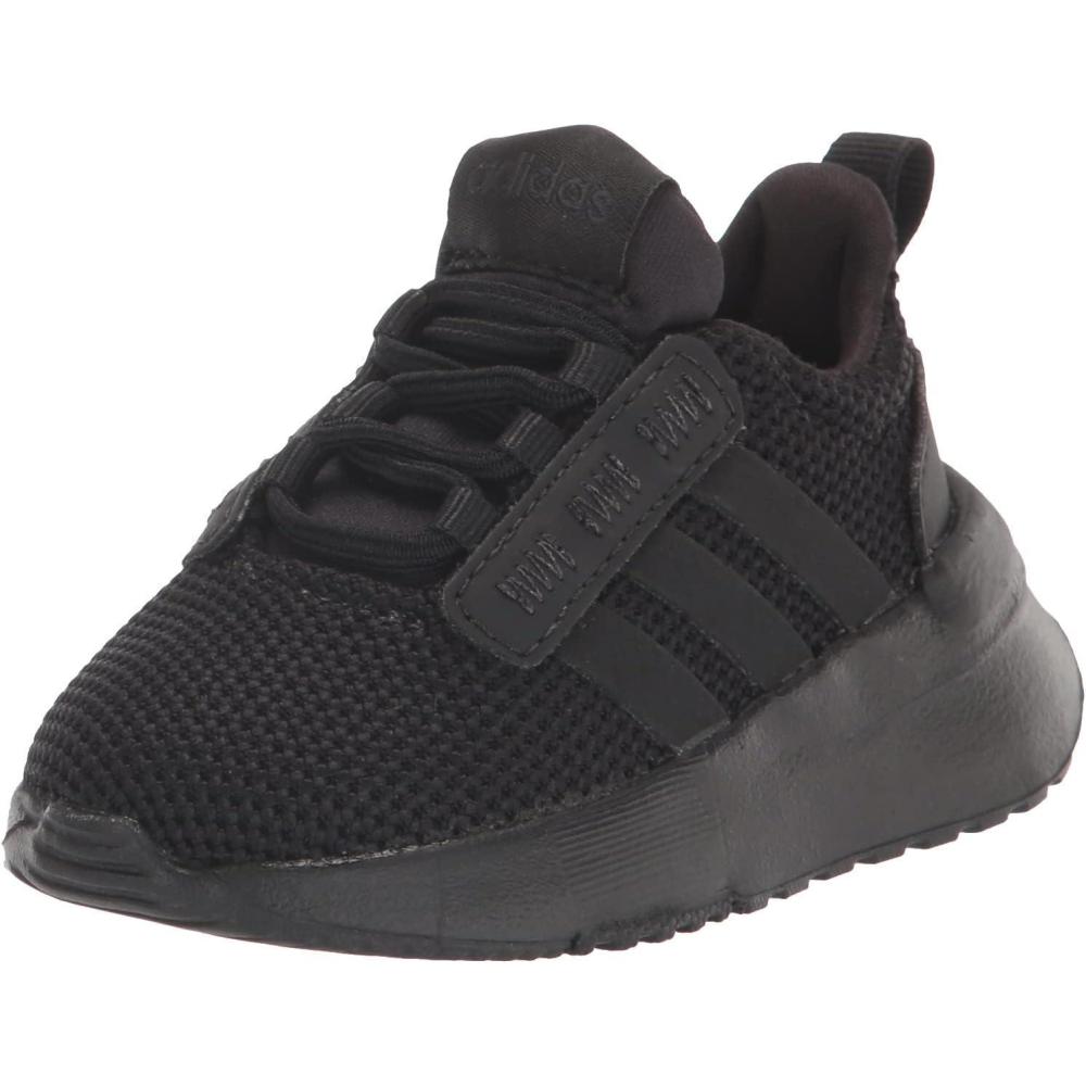 imageadidas UnisexChild Racer TR21 Running ShoeBlackBlackCarbon