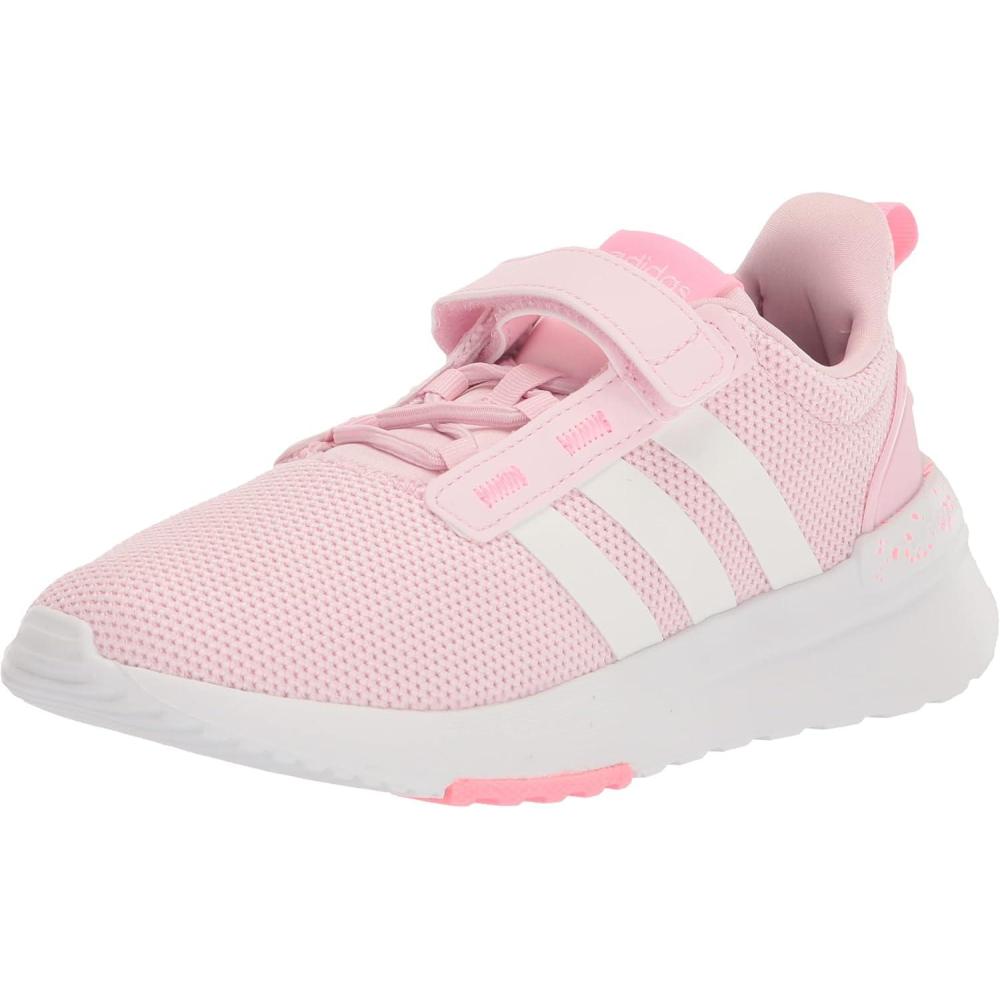 imageadidas UnisexChild Racer TR21 Running ShoeClear PinkZero MetallicBeam Pink