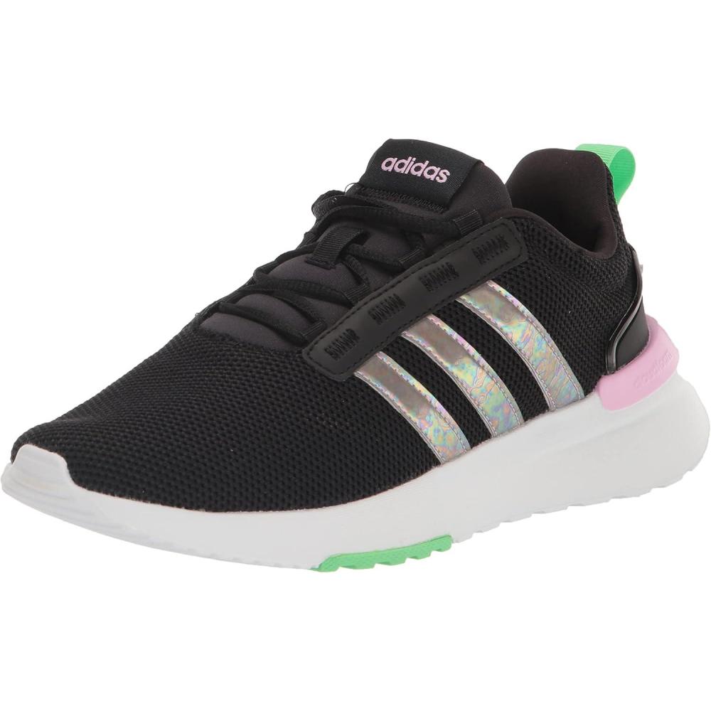 imageadidas UnisexChild Racer TR21 Running ShoeCore BlackCore BlackBeam Green
