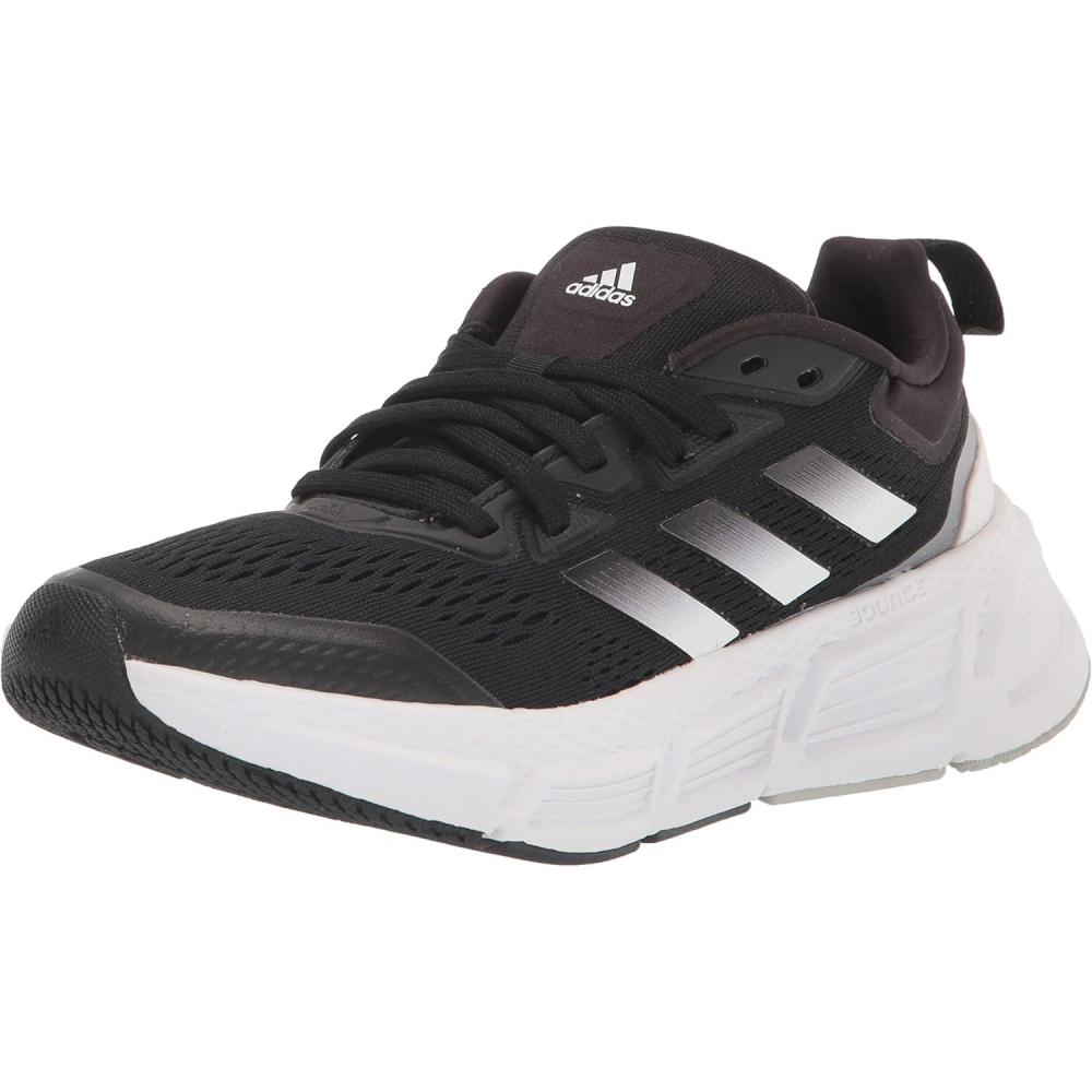 imageadidas Womens QuestarRunning ShoeBlackWhiteGrey