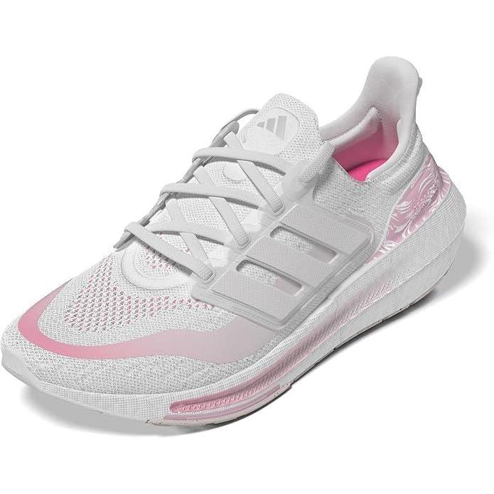 imageadidas Womens Ultraboost Light Running Shoes SneakerChalk WhiteChalk WhiteClear Pink