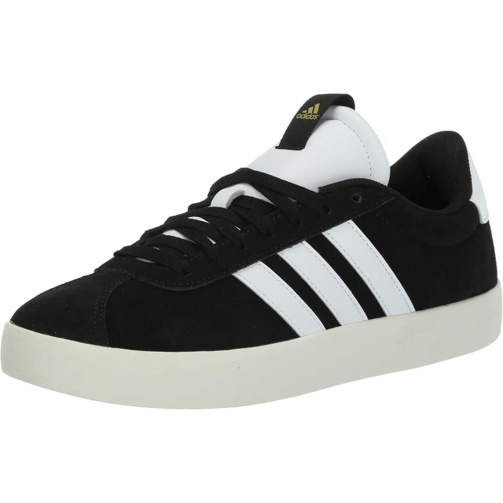 imageadidas Womens VL Court 30 SneakerBlackWhiteGold Metallic