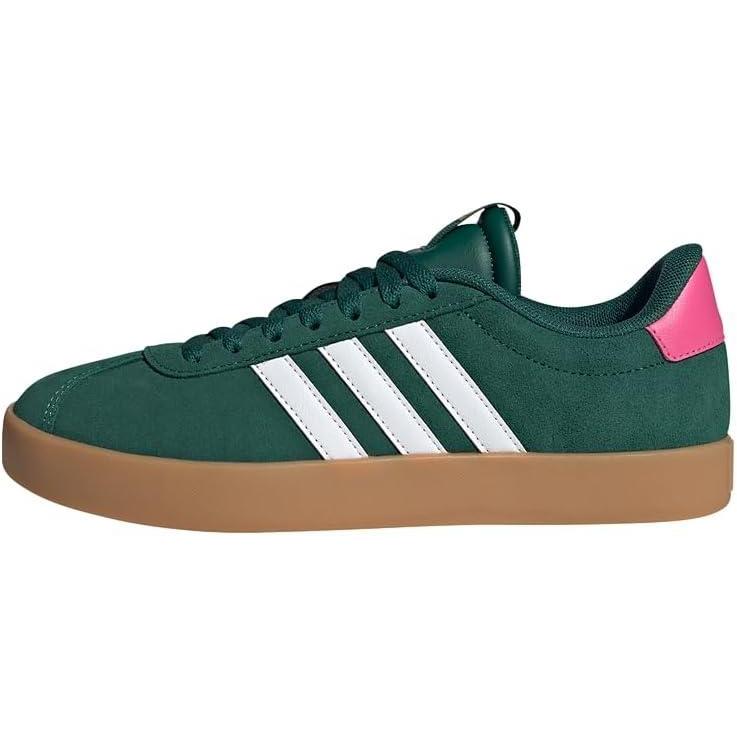 imageadidas Womens VL Court 30 SneakerCollegiate Green Cloud White Pulse Magenta