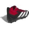 imageadidas Mens Adizero Impact2 American Football SneakerBlackWhiteTeam Power Red