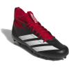 imageadidas Mens Adizero Impact2 American Football SneakerBlackWhiteTeam Power Red