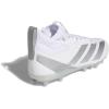 imageadidas Mens Adizero Impact2 American Football SneakerWhiteSilver MetallicWhite