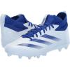 imageadidas Mens Adizero Impact2 American Football SneakerWhiteTeam Royal BlueWhite