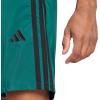 imageadidas Mens Essentials 3Stripes Chelsea 7inch ShortsCollegiate GreenBlack