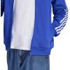 imageadidas Mens Essentials Fleece 3Stripes Hoodie Athletic Outerwear Casual  RedSemi Lucid Blue
