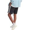imageadidas Mens Essentials Fleece 3Stripes ShortsBlack