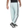 imageadidas Mens Essentials Fleece Tapered Cuff 3Stripes PantsAlmost BlueBlack