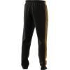 imageadidas Mens Essentials Fleece Tapered Cuff 3Stripes PantsBlackSemi Solar Gold