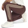 imageadidas Mens Essentials Fleece Tapered Cuff 3Stripes PantsShadow Brown