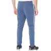 imageadidas Mens Essentials Fleece Tapered Cuff 3Stripes PantsWonder SteelWhite