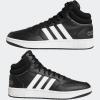 imageadidas Mens Hoops 30 Mid Basketball ShoeBlackWhiteGrey Six