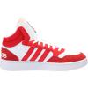 imageadidas Mens Hoops 30 Mid Basketball ShoeWhiteBetter ScarletBetter Scarlet