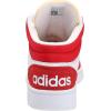 imageadidas Mens Hoops 30 Mid Basketball ShoeWhiteBetter ScarletBetter Scarlet