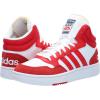 imageadidas Mens Hoops 30 Mid Basketball ShoeWhiteBetter ScarletBetter Scarlet