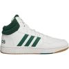 imageadidas Mens Hoops 30 Mid Basketball ShoeWhiteCollegiate GreenGum
