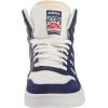 imageadidas Mens Hoops 30 Mid Basketball ShoeWhiteDark BlueDark Blue