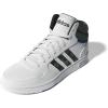 imageadidas Mens Hoops 30 Mid Basketball ShoeWhiteGreen OxideTeam Royal Blue