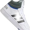imageadidas Mens Hoops 30 Mid Basketball ShoeWhiteGreen OxideTeam Royal Blue