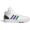 imageadidas Mens Hoops 30 Mid Basketball ShoeWhiteGreenTeam Royal Blue
