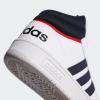 imageadidas Mens Hoops 30 Mid Basketball ShoeWhiteLegend InkLegend Ink