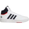 imageadidas Mens Hoops 30 Mid Basketball ShoeWhiteLegend InkLegend Ink