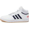imageadidas Mens Hoops 30 Mid Basketball ShoeWhiteLegend InkVivid Red