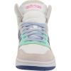 imageadidas Mens Hoops 30 Mid Basketball ShoeWhiteLucid BluePulse Mint