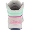 imageadidas Mens Hoops 30 Mid Basketball ShoeWhiteLucid BluePulse Mint