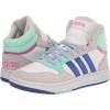 imageadidas Mens Hoops 30 Mid Basketball ShoeWhiteLucid BluePulse Mint