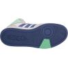 imageadidas Mens Hoops 30 Mid Basketball ShoeWhiteLucid BluePulse Mint