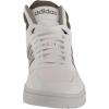imageadidas Mens Hoops 30 Mid Basketball ShoeWhiteSilver PebbleOlive Strata