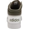 imageadidas Mens Hoops 30 Mid Basketball ShoeWhiteSilver PebbleOlive Strata