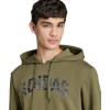 imageadidas Mens Size Codes Camouflage Linear Graphic HoodieOlive Strata