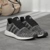 imageadidas Mens Swift Run 10 SneakerBlackBlackWhite