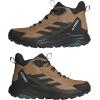 imageadidas Mens Terrex Anylander Mid Top Rainrdy HikingCardboardBlackShadow Olive